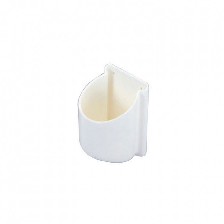 Flaskhållare Vit Plast 100 mm i gruppen El & Installation / Fästen & Hållare / Förvaringshållare hos Marinsystem (1041041)