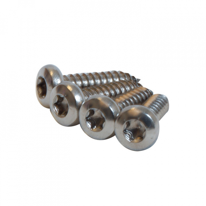 Skruv A4 Torx Rostfri Cylindrisk - 6.3x25 mm 4-pack i gruppen El & Installation / Skruvsortiment Rostfritt / Rostfria Skruvar hos Marinsystem (1055033-9)