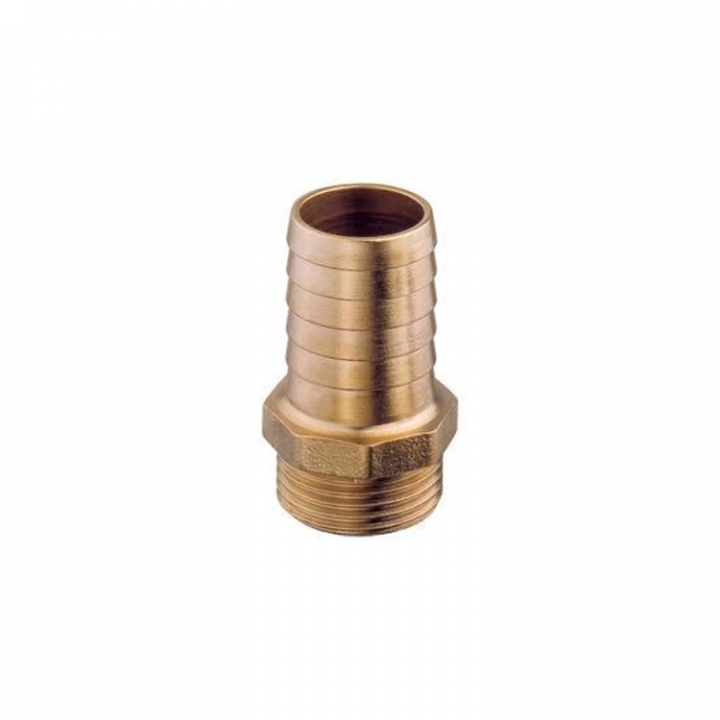 Mässingslangstos Med Yttergänga i gruppen Inredning / VVS / Rördelar Mässing hos Marinsystem (1060870r)