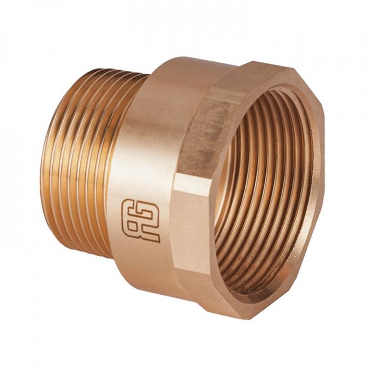 Nippelmuff Brons (spetsmuff) i gruppen Inredning / VVS / Rördelar Brons hos Marinsystem (1068261r)