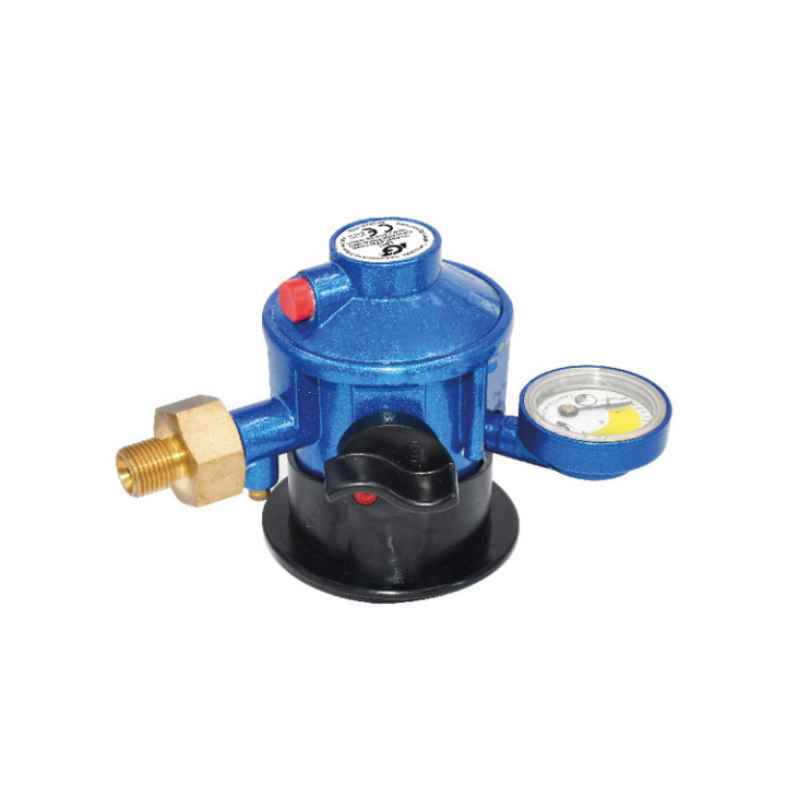 Reduceringsventil Jumbo Click-On Med Manometer i gruppen Inredning / Pentry & Toalett / Gasoltillbehör hos Marinsystem (1094681)