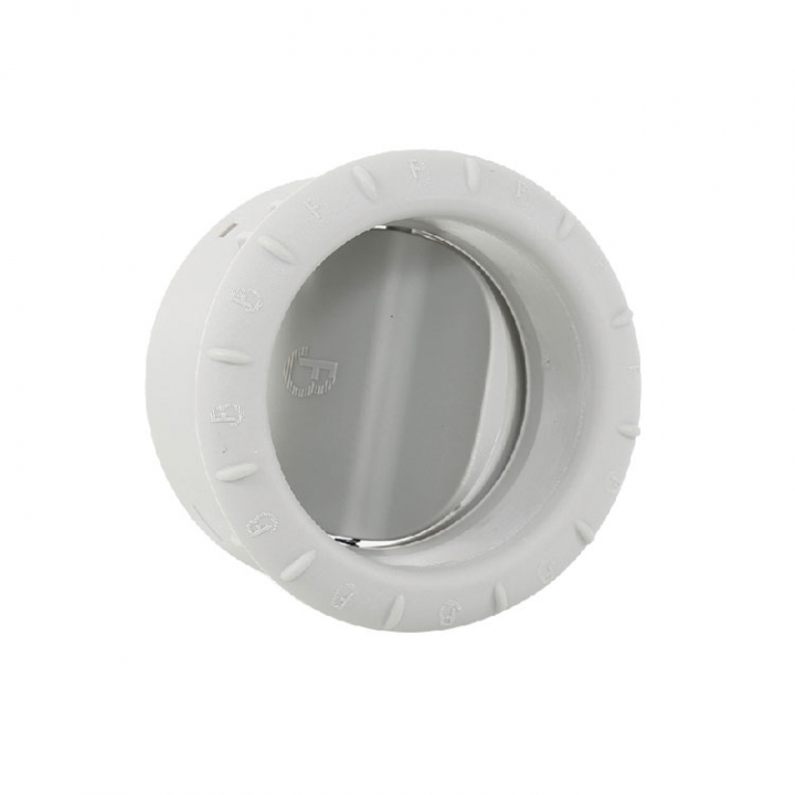 Luftmunstycke Runt Vitt Ø60 mm i gruppen Inredning / Pentry & Toalett / Värmare & Tillbehör hos Marinsystem (1100441)
