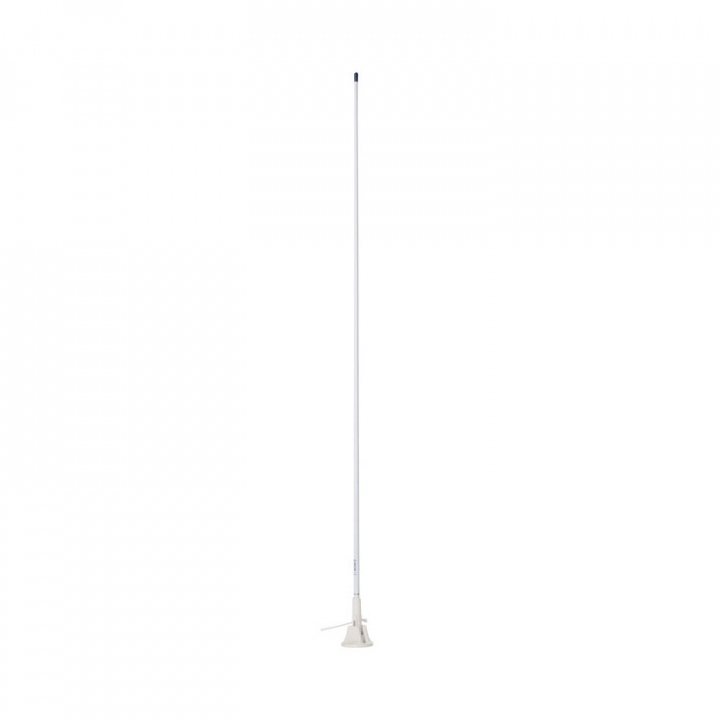 KM-22 BS VHF-Antenn Med Fällbart Fäste Vit i gruppen Marinelektronik / Antenner & Tillbehör / VHF-antenner hos Marinsystem (1114013)