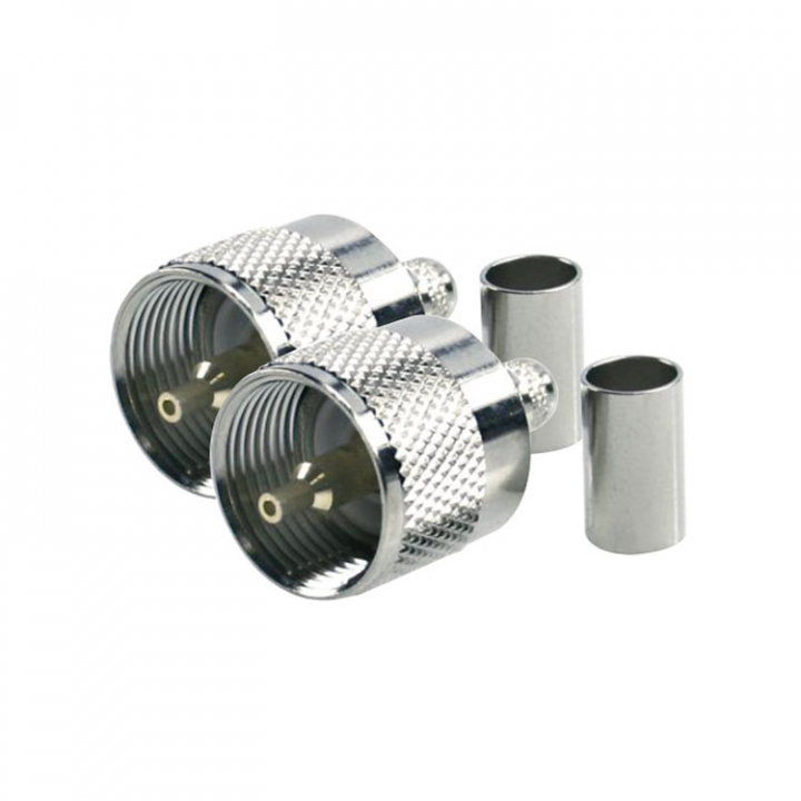 VHF-Kontakt PL259 För RG8X-Kabel 2-pack i gruppen Marinelektronik / Antenner & Tillbehör / Antenntillbehör hos Marinsystem (1114609)