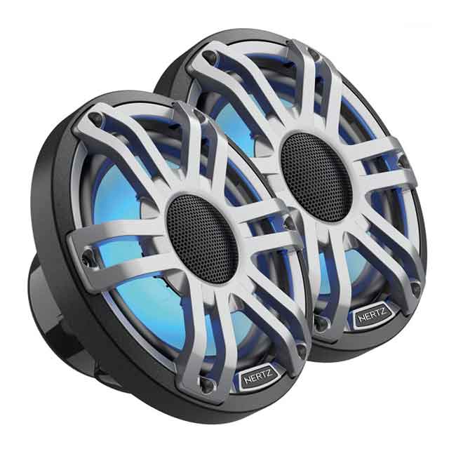 Koaxialhögtalare HMX 6.5 S-LD-G-Marine (LED-belysning) i gruppen Marinelektronik / Marinstereo & Tillbehör / Marinhögtalare & Subwoofer hos Marinsystem (1114784)