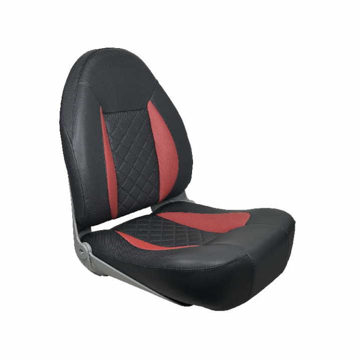 CP48 Fällbar Båtstol Svart/Brunröd i gruppen Inredning / Stolar & Tillbehör hos Marinsystem (1120928)