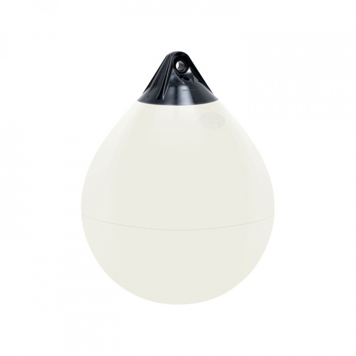 Klotfender Vit/Svart i gruppen Förtöjning / Fendrar & Tillbehör hos Marinsystem (1151633r)