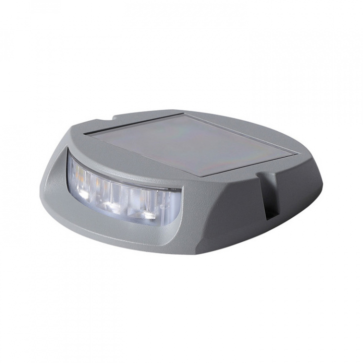 Brygg/Vägglampa Aluminium Med Solceller i gruppen Förtöjning / Bryggtillbehör hos Marinsystem (1151781)