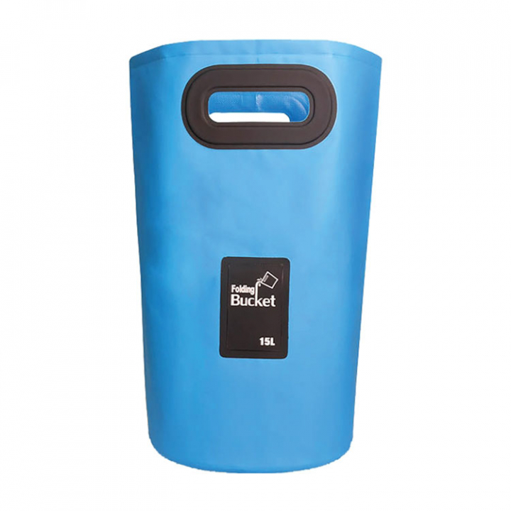 Hopfällbar Hink Blå 15l i gruppen Båtvård / Förbrukningsmaterial hos Marinsystem (1152442)