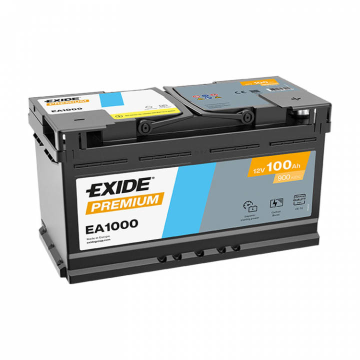 Premium 100Ah Startbatteri i gruppen El & Installation / Strömförsörjning / Batterier hos Marinsystem (1170200)