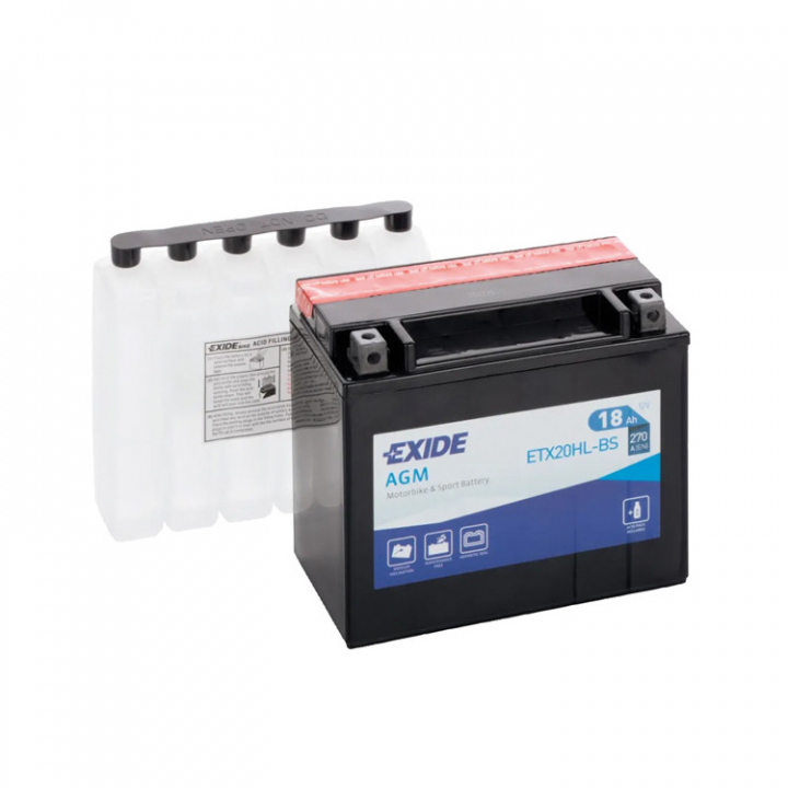 AGM Startbatteri ETX20HL-BS 12V i gruppen El & Installation / Strömförsörjning / Batterier hos Marinsystem (1170352)