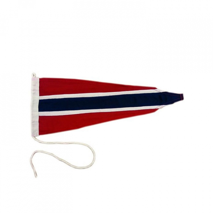 Båtvimpel Norge - 50x20 cm i gruppen Rigg & Däck / Flaggor & Tillbehör hos Marinsystem (1181127)
