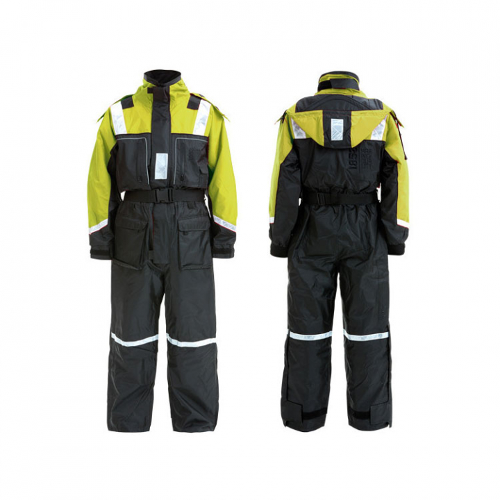 Flytdräkt Barn 50N EN ISO Svart/Gul i gruppen Fritid & Vattensport / Överlevnadsdräkter hos Marinsystem (1185123-120r)