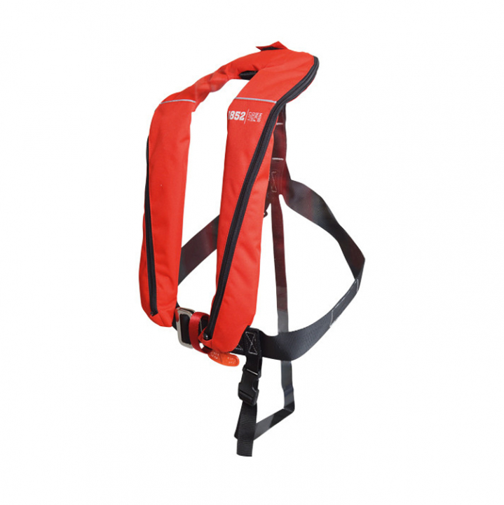 Aero Väst ISO 165N 33g HR Röd Med Sele i gruppen Säkerhet / Flytvästar hos Marinsystem (1186008)