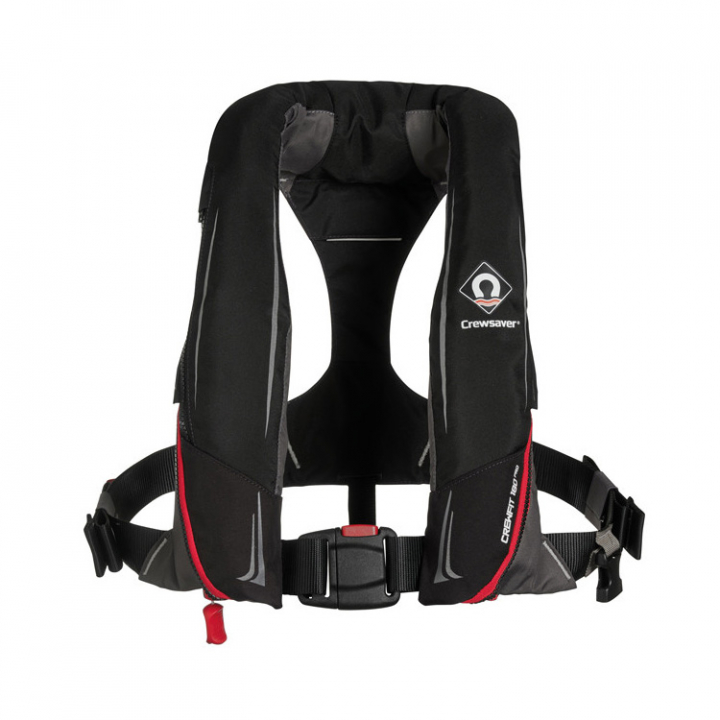 Crewfit 180N Pro Med Soft Loop D-Ring Svart i gruppen Säkerhet / Flytvästar hos Marinsystem (1186082)