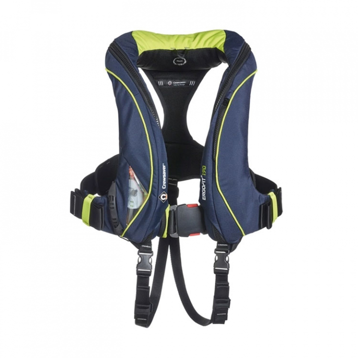 Ergofit+ 190N Navy/Grön Med Soft Loop D-Ring i gruppen Säkerhet / Flytvästar hos Marinsystem (1186094)