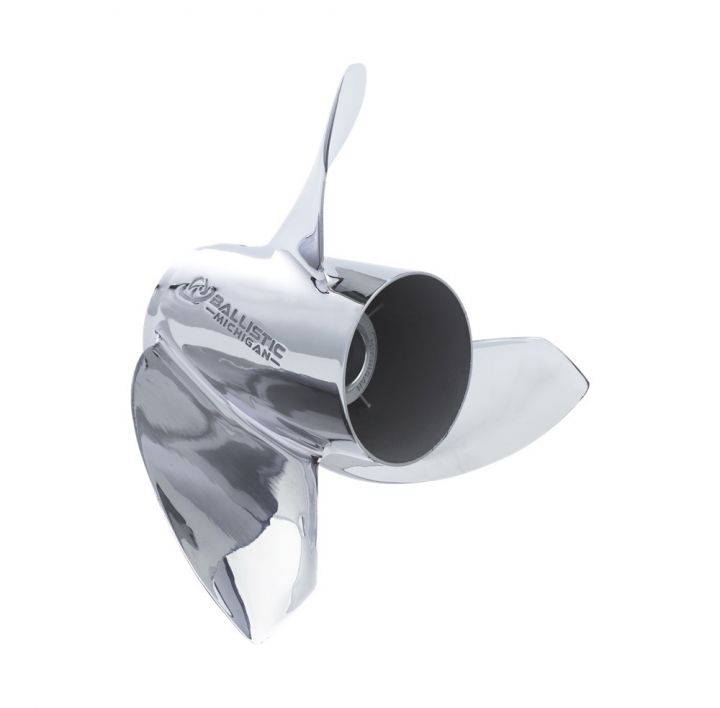 Propeller Ballistic 13-3/8 x 19 3 Blad Höger Rostfri i gruppen Motor & Tillbehör / Propeller / Stålpropeller hos Marinsystem (121933419)