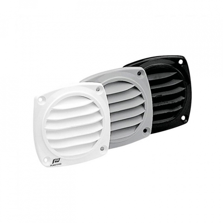 Ventilgaller Plast 82x82 mm i gruppen Inredning / VVS / Ventilation hos Marinsystem (12409r)