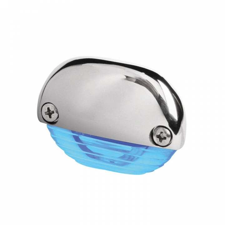 Easy Fit LED-Lampa Kromad 12/24V Blått Ljus i gruppen El & Installation / Belysning / Innerbelysning hos Marinsystem (1261296)