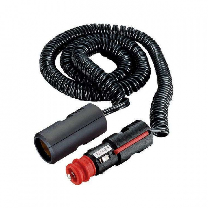 Universalkontakt Med Spiralsladd 0.6 - 3 m i gruppen El & Installation / Strömförsörjning / USB-Uttag, kontakter & Laddare hos Marinsystem (1270226)