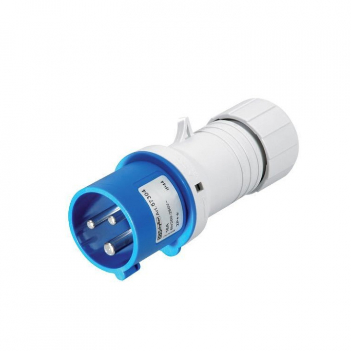 CEE Landkontakt Hane 220V i gruppen El & Installation / Strömförsörjning / Landström hos Marinsystem (1270500)