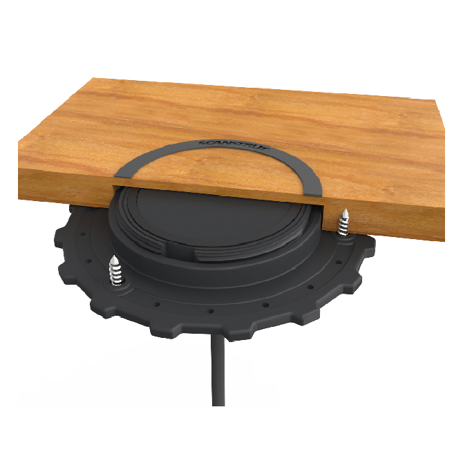 ROKK Hidden Trådlös Laddare 10W Vattentät 12/24V i gruppen El & Installation / Strömförsörjning / USB-Uttag, kontakter & Laddare hos Marinsystem (1270880)