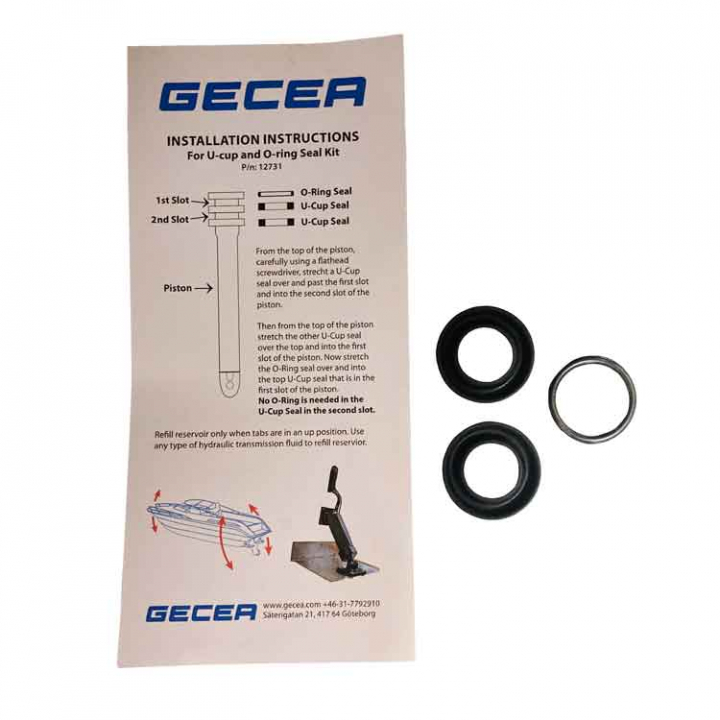 Packningssats Till Instatrim Hydraulcylinder (12727A) i gruppen Styrsystem & Manövrering / Trimplan & Tillbehör hos Marinsystem (12731)