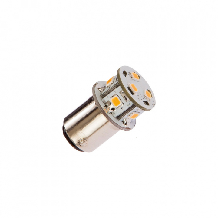 LED-Bajonett BA15S Ø 19x33 mm 10-35vdc 10W i gruppen El & Installation / Belysning / LED-Lampor & Adapter hos Marinsystem (1275945)