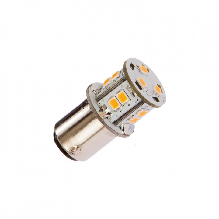 LED-Lanternlampa BAY15D Vit Ø 20x35 mm 10-35vdc 20W i gruppen El & Installation / Belysning / LED-Lampor & Adapter hos Marinsystem (1275958)