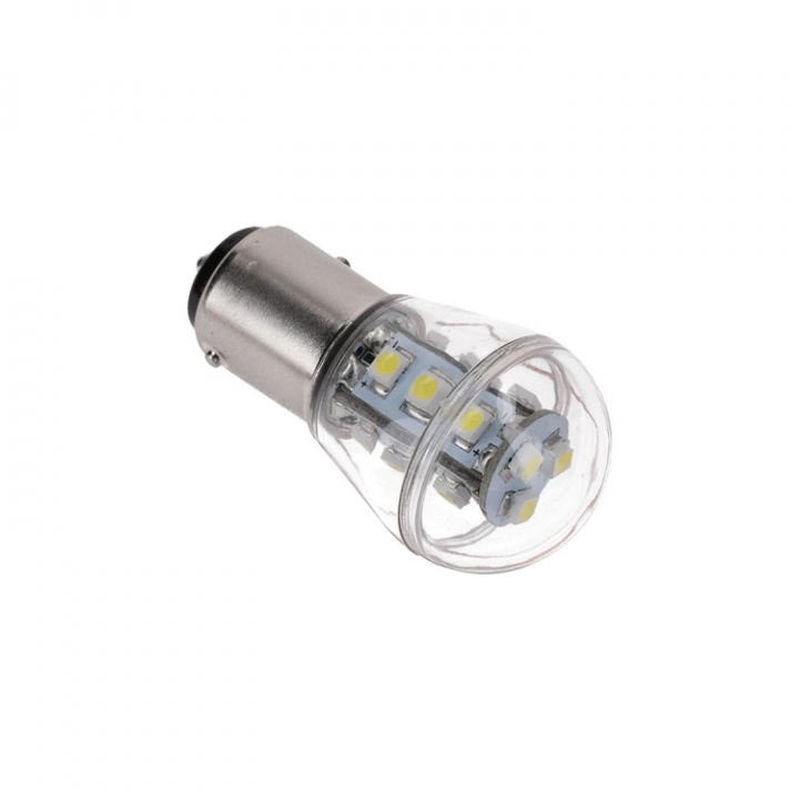 LED-Navigationslampa BAY15D Vit Ø 25x48 mm 10-35vdc 15W i gruppen El & Installation / Belysning / LED-Lampor & Adapter hos Marinsystem (1275964)