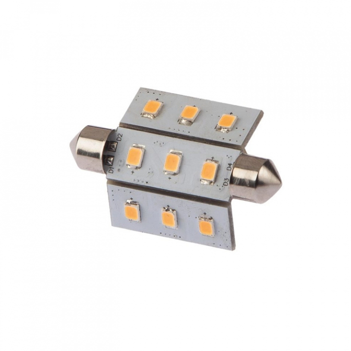 LED-Spollampa Ø 42x13 mm 10-35Vdc 15W i gruppen El & Installation / Belysning / LED-Lampor & Adapter hos Marinsystem (1275992)