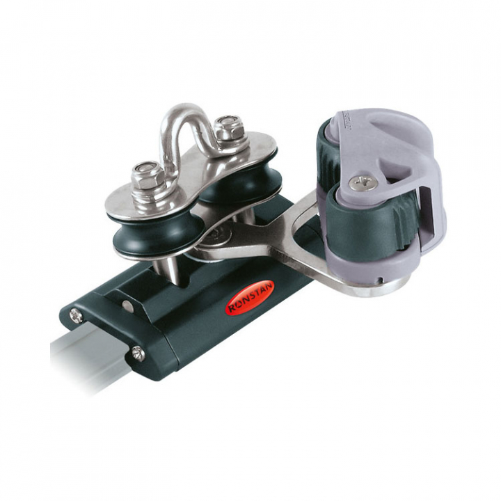 Skotvagn Med Styrblock + Cleat i gruppen Rigg & Däck / Block & Travare hos Marinsystem (130RC11922)