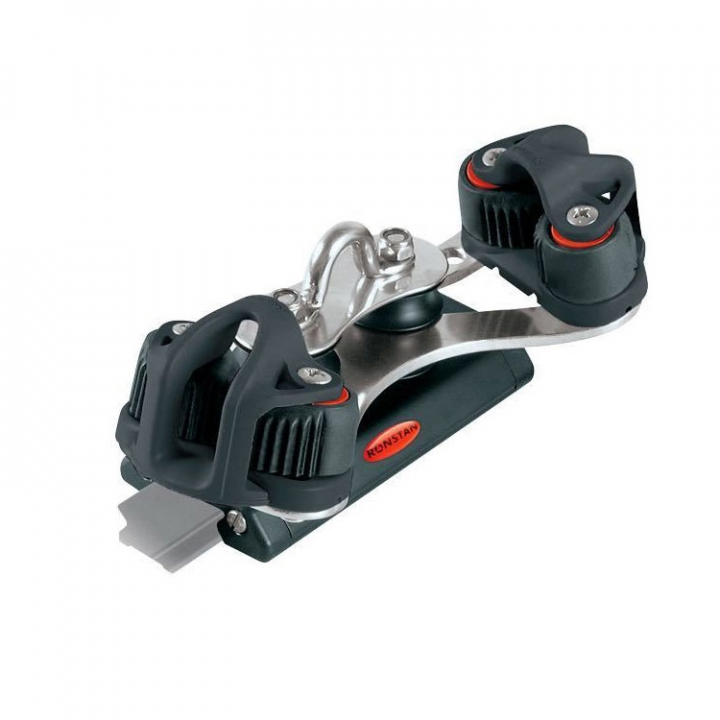 Skotvagn Med Dubbla Block & Cleat i gruppen Rigg & Däck / Block & Travare hos Marinsystem (130RC12221)