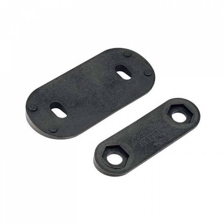 Medium Underlagskit Svart 2-pack i gruppen Rigg & Däck / Pollare, Knap & Stävöglor hos Marinsystem (130RF05412)