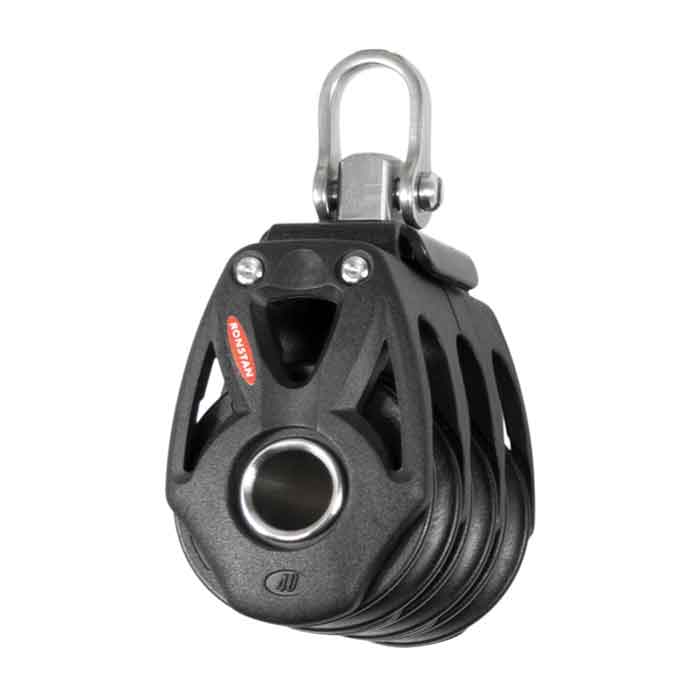 Trippelblock Med Svirvel 40 10mm i gruppen Rigg & Däck / Block & Travare hos Marinsystem (130RF48300)