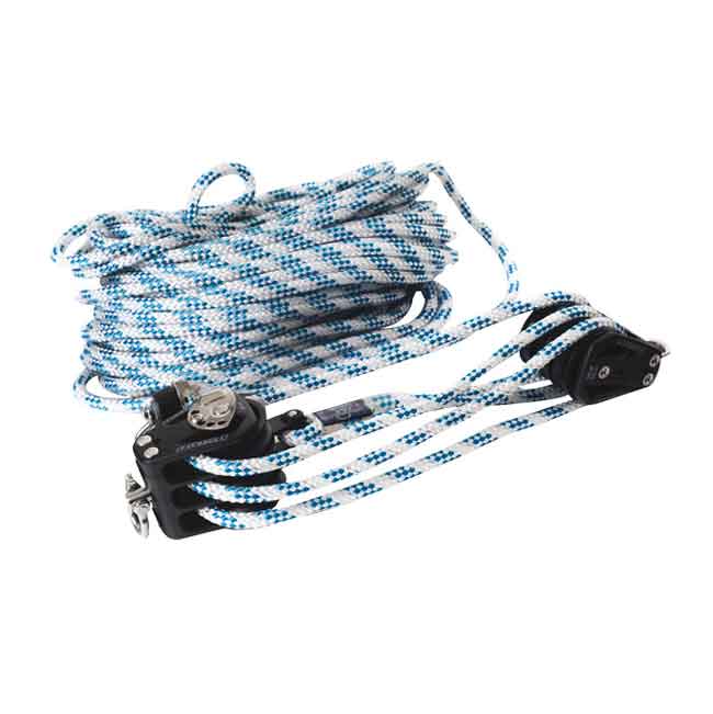 Skotsystem 6:1 60mm Block Ø10mm i gruppen Rigg & Däck / Block & Travare hos Marinsystem (1310288)