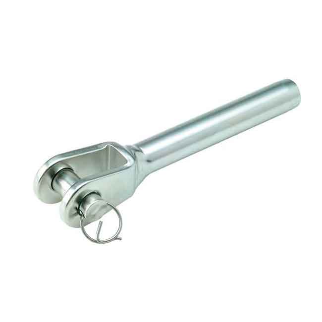 Blue Wave Gaffelterminal Rostfri i gruppen Rigg & Däck / Mantåg & Övriga Riggtillbehör hos Marinsystem (1325030r)