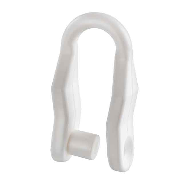 Schackel Vit Nylon Ø8mm (51mm hög) i gruppen Förtöjning / Schackel & Hakar hos Marinsystem (1327034)
