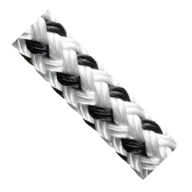 Rio Förtöjning Vit/Svart (Metervara) i gruppen Förtöjning / Tampar & Tågvirke / Tamp Löpmeter hos Marinsystem (1371653-1r)