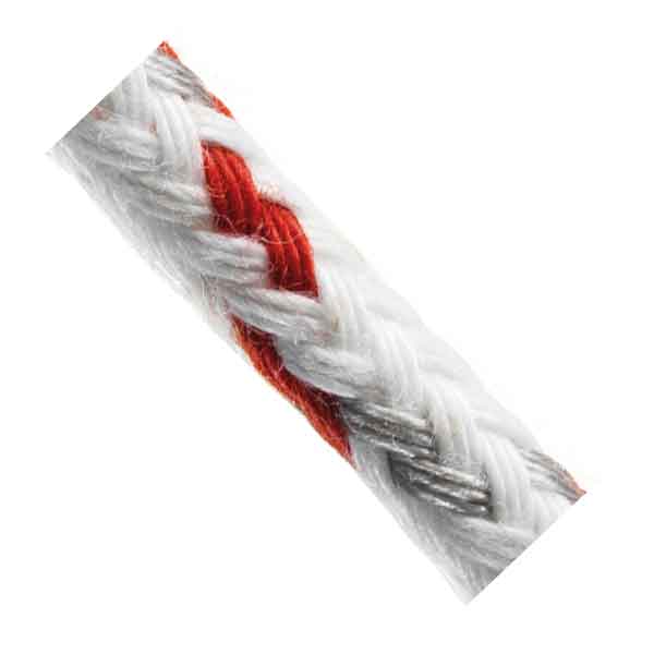 Neptun 500 Vit/Röd (Metervara) i gruppen Förtöjning / Tampar & Tågvirke / Tamp Löpmeter hos Marinsystem (1373466-1r)