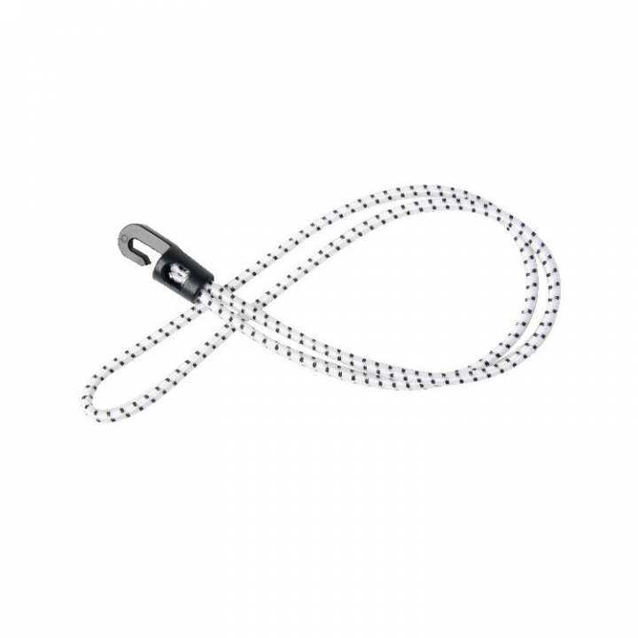 Elastisk Lina Med Krok Vit Ø4 mm 50 cm 4-pack i gruppen Upptagning & Sjösättning / Spännband hos Marinsystem (1397704)