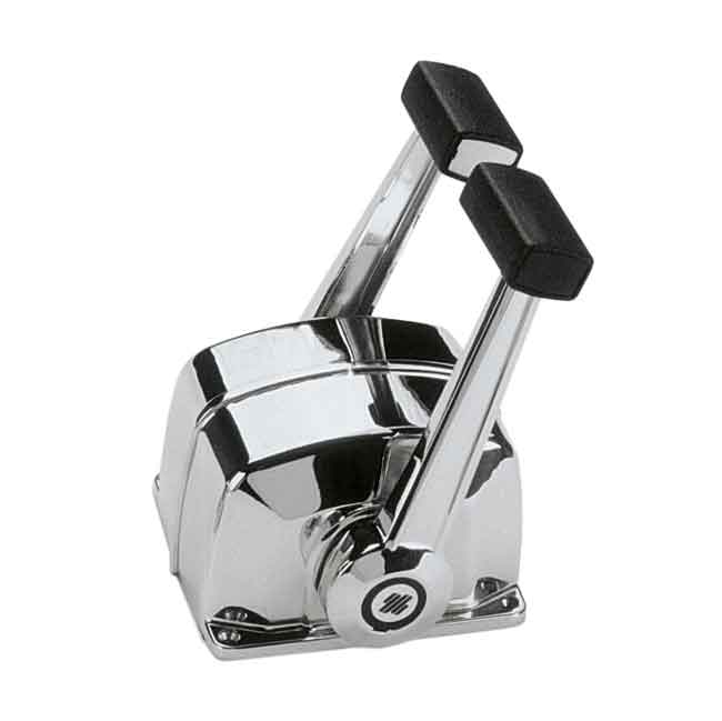 Dubbelreglage B78 Gas/Växel Med Trim Krom i gruppen Styrsystem & Manövrering / Reglage & Reglagekablar / Toppmonterat Reglage hos Marinsystem (140B78)