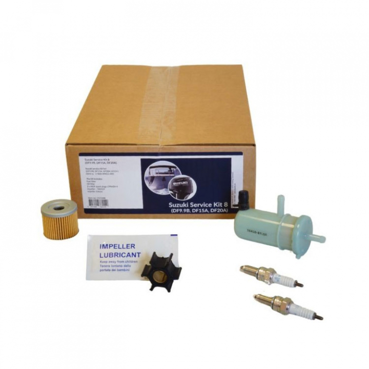 Suzuki Servicesats 8 (DF9.9B/DF15A/DF20A (2013+) (17400-89812-000) i gruppen Motor & Tillbehör / Suzuki / Suzuki Servicesatser hos Marinsystem (1521088)