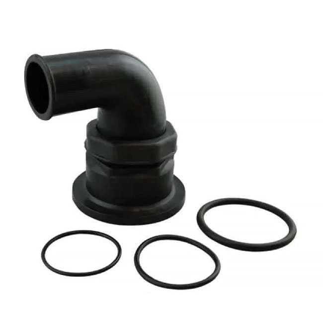 Ercole/Sogliola Påfyllningsstos 90 grader Ø38 mm i gruppen Motor & Tillbehör / Bränsle / Bränsletankar hos Marinsystem (1530183)