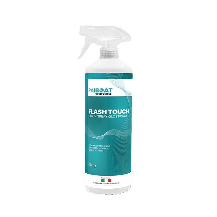 Flash Touch Quick Spray Gloss & Wax 0.5 L i gruppen Båtvård / Rengöring & Polering / Rengöringsmedel hos Marinsystem (1601822)