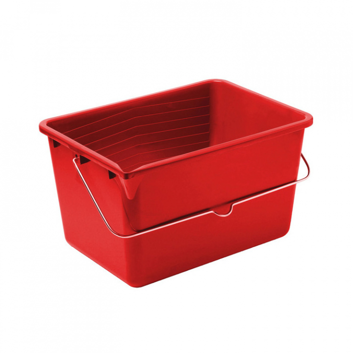 Målarhink Rektangulär Röd 8L i gruppen Båtvård / Förbrukningsmaterial hos Marinsystem (1603174)