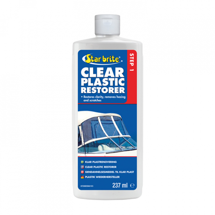 Clear Plastic Restorer Steg 1 237ml i gruppen Båtvård / Rengöring & Polering / Rengöringsmedel hos Marinsystem (16487208)