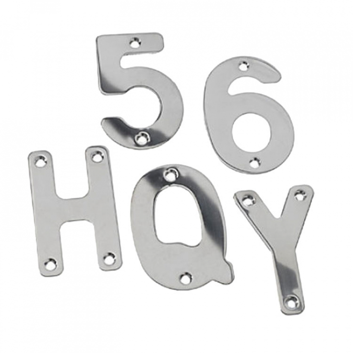 Bokstav Rostfri 75 mm För Teakskylt i gruppen Inredning / Beslag hos Marinsystem (1800354r)