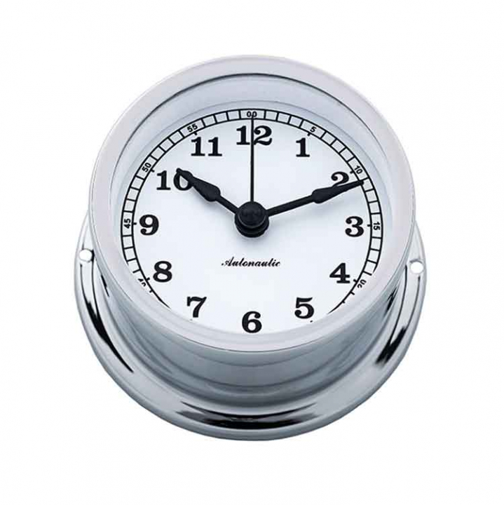 Minor 72 Skeppsur Ø72/50mm i Förkromad Mässing i gruppen Marinelektronik / Klockor & Tillbehör hos Marinsystem (1830000)