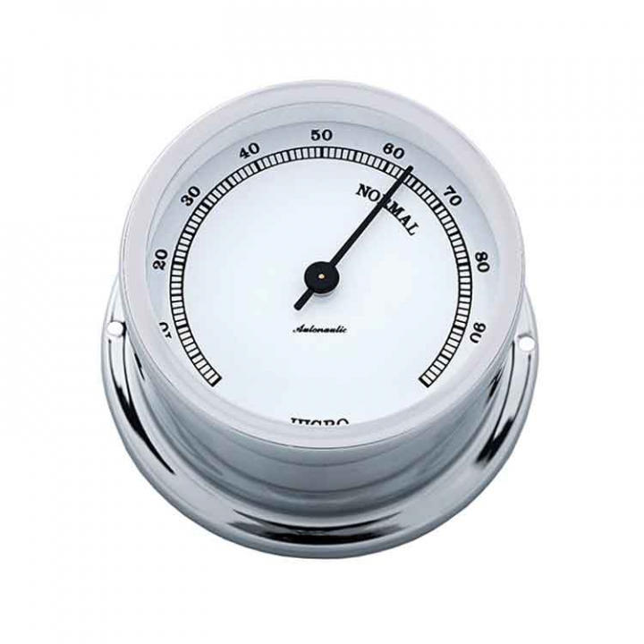 Minor 72 Hygrometer Ø72/50mm Förkromad Mässing i gruppen Inredning / Komfort / Presentartiklar & Trivsel hos Marinsystem (1830003)